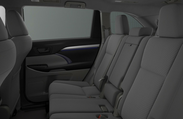2018 Toyota Highlander seat view side.