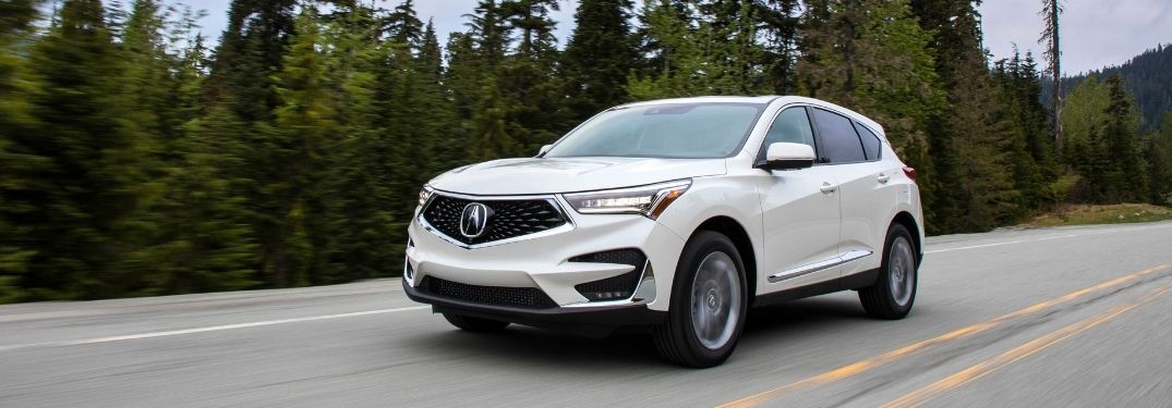 2019 Acura RDX driving on highway