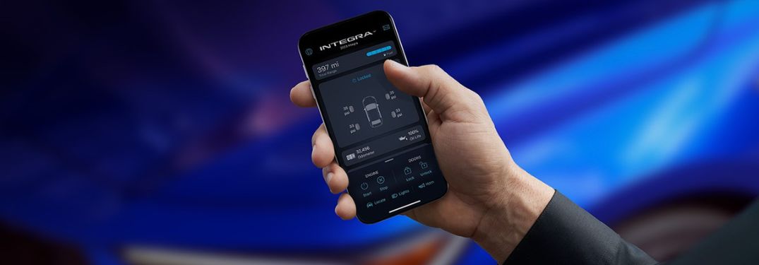 AcuraLink App screen