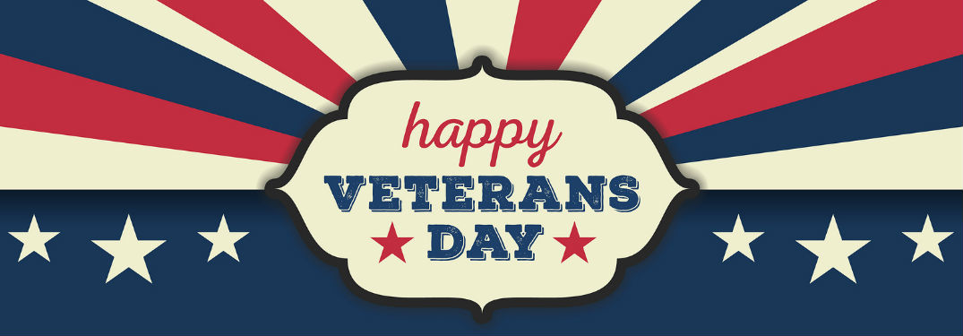 Happy Veterans Day sign