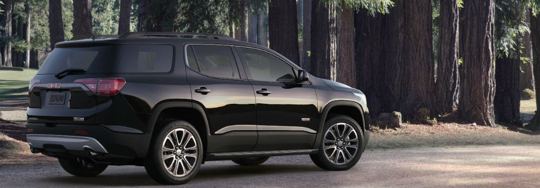 2019 GMC Acadia parked on a city street