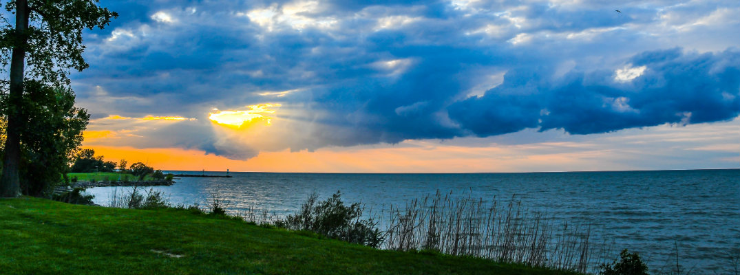 Lake Erie at Sunset