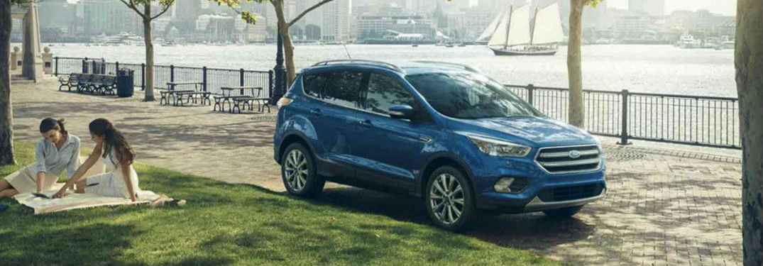 2018 Ford Escape parked showing side profile
