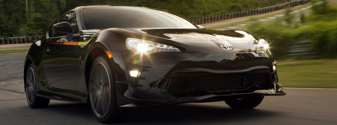 2019 Toyota 86 TRD Special Edition driving on empty road