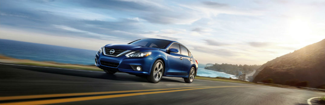 2018 Nissan Altima on the road