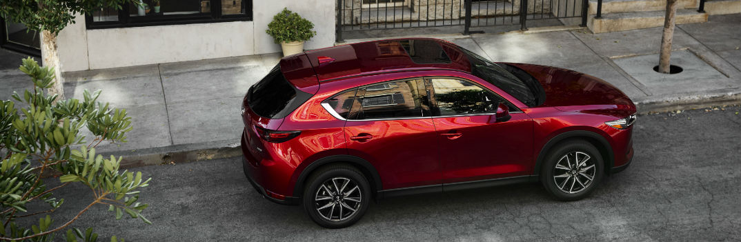 2018 mazda cx-5 grand touring model overhead view