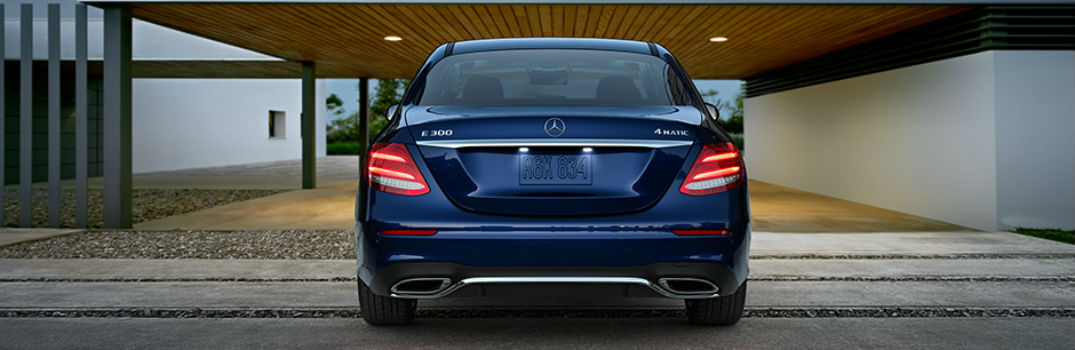 2018 Mercedes-Benz E 300 rear exterior profile