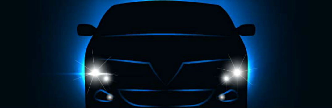 silhouette of a car