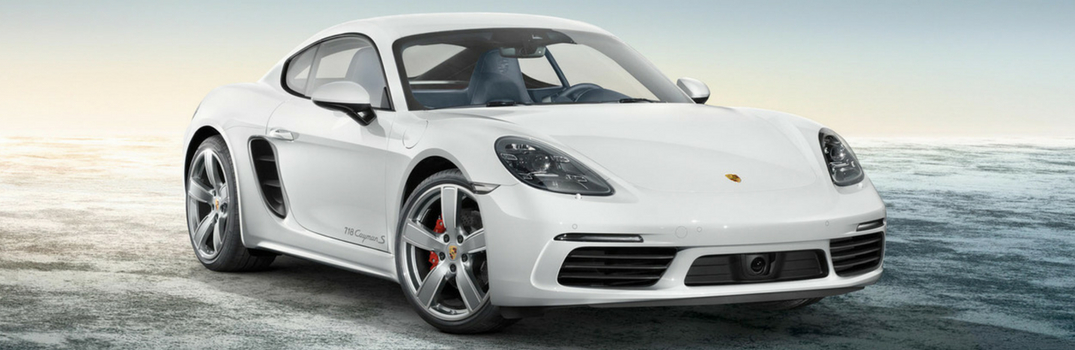 2018 Porsche 718 Cayman parked outside