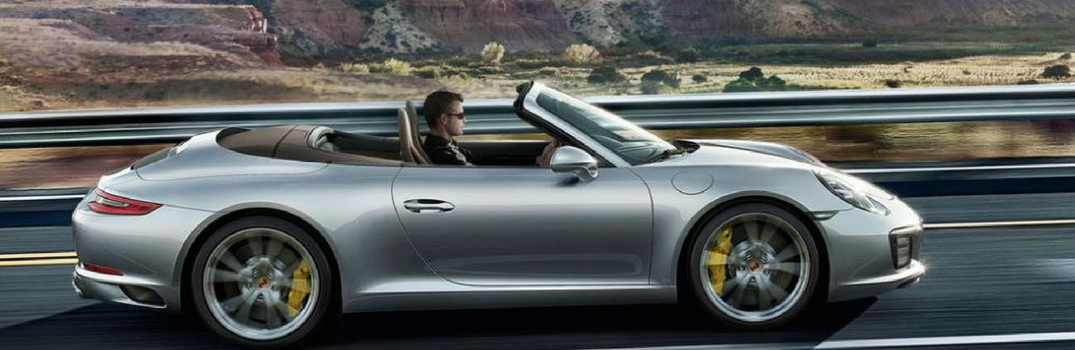2018 Porsche 911 driving on road