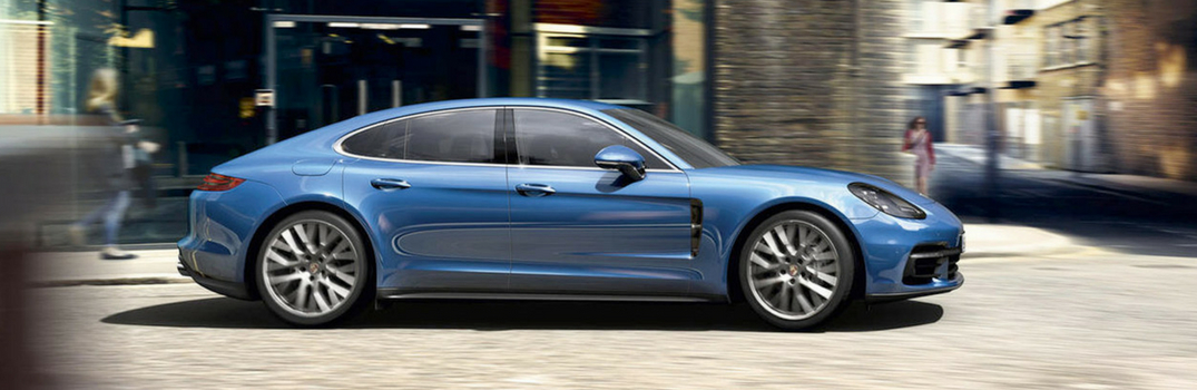 2018 Porsche Panamera parked outside