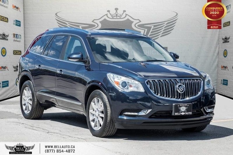 Exterior view of a black Buick Enclave in the Bell Auto Inc showroom