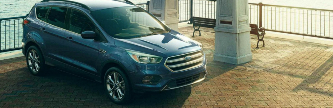 2018 Ford Escape parked inside.