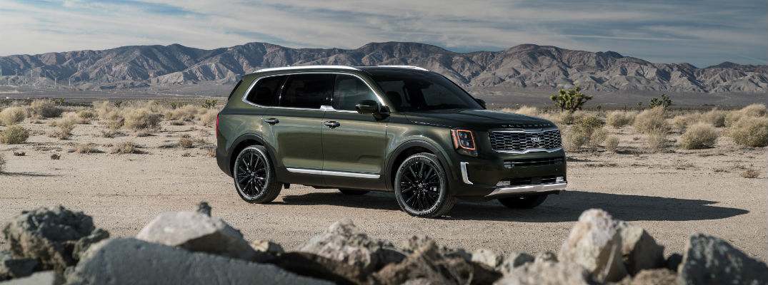 2020 Kia Telluride exterior front fascia passenger side