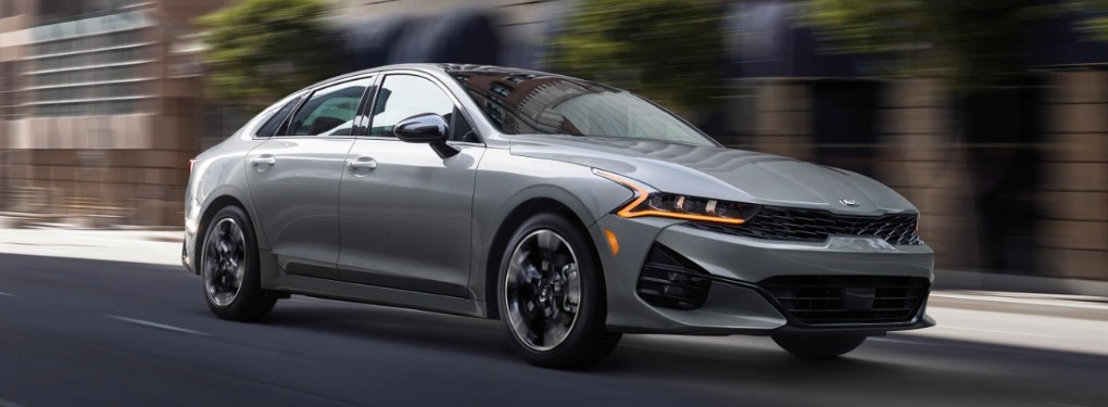 2021 Kia K5 exterior front fascia passenger side