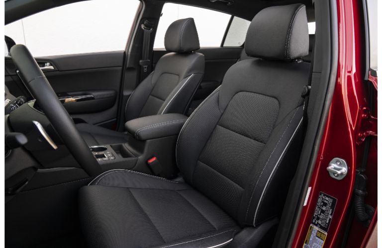 2021 Kia Sportage interior front cabin seats steering wheel