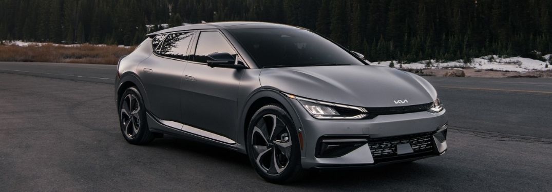 2022 Kia EV6 exterior front fascia passenger side