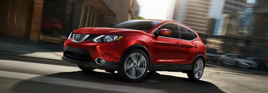 2019 Nissan Rogue Sport driving on a road