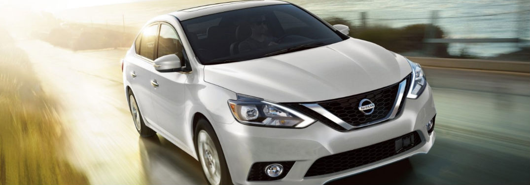 2019 Nissan Sentra driving on a road