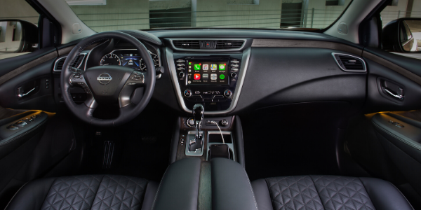 2020 Nissan Murano cockpit and front seats