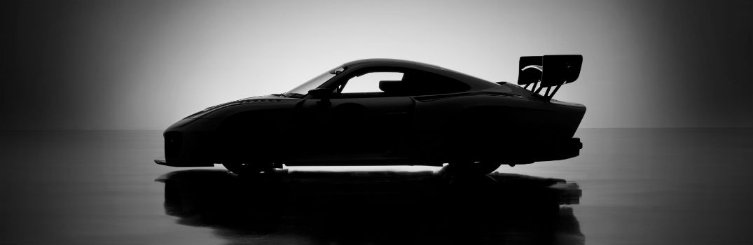 silhouette of the Porsche 935