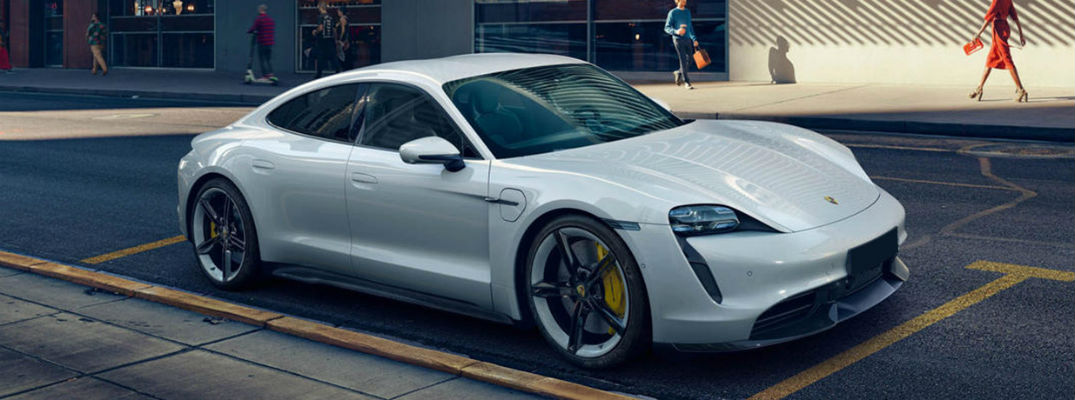 White 2020 Porsche Taycan