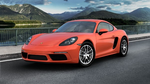 2020 Porsche 718 Cayman in Lava Orange