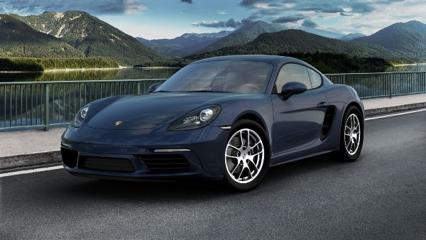 2020 Porsche 718 Cayman in Night Blue Metallic
