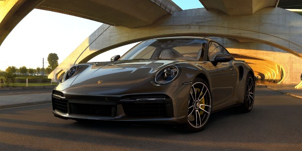2021 Porsche 911 Turbo S in Agate Grey Metallic