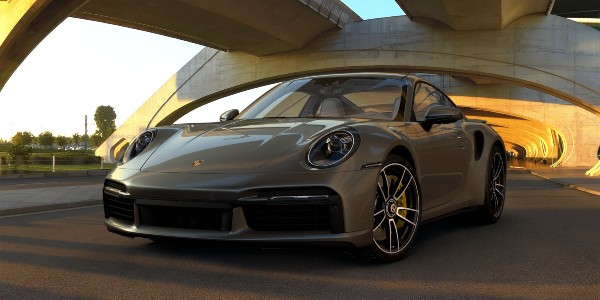 2021 Porsche 911 Turbo S in Aventurine Green Metallic