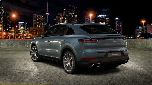 2020 Porsche Cayenne Coupe in Biscay Blue Metallic