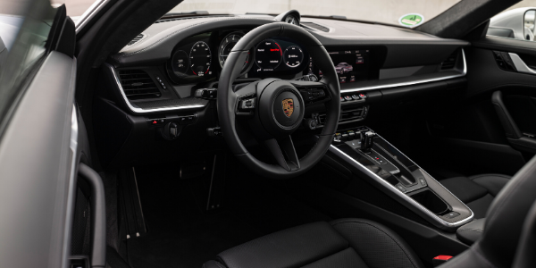 Interior view of 2021 Porsche 911 Turbo S