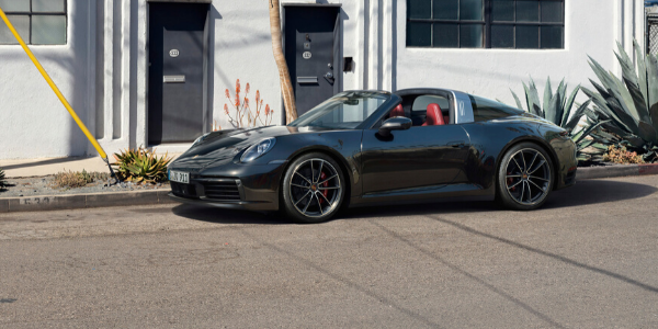 Black 2021 Porsche 911 Targa