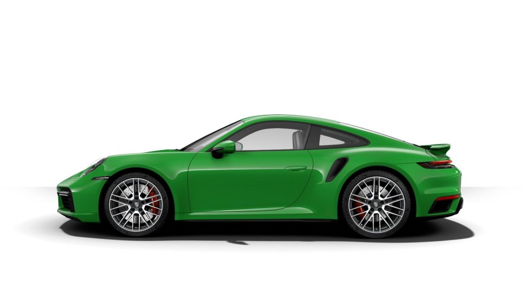 2021 Porsche 911 Turbo in Python Green