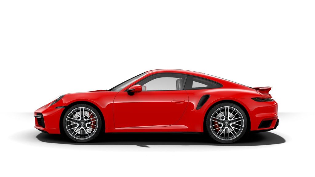 2021 Porsche 911 Turbo in Guards Red