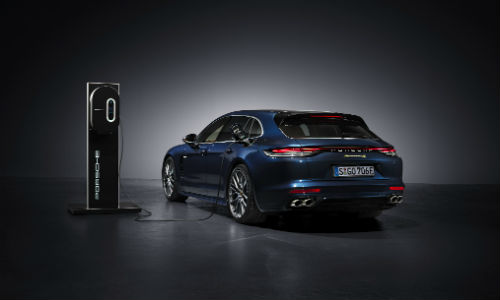Blue 2021 Porsche Panamera 4S E-Hybrid
