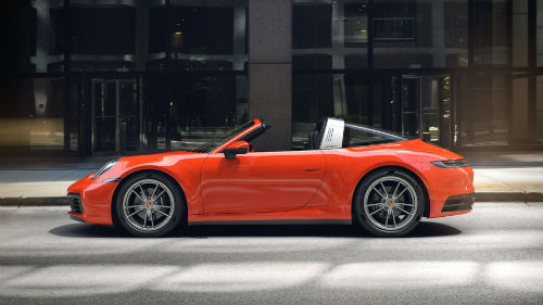 2021 Porsche 911 Targa 4 in Lava Orange
