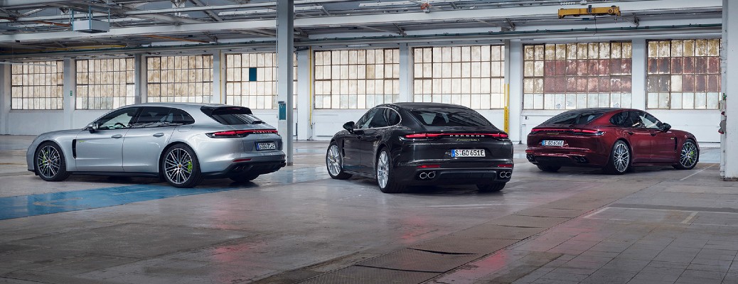 Three 2020 Porsche Panamera models