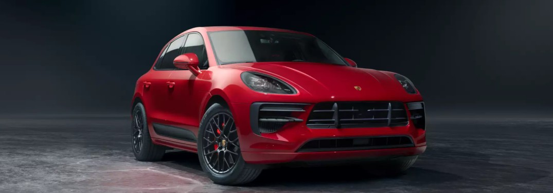 2021 Porsche Macan parked in an empty warehouse