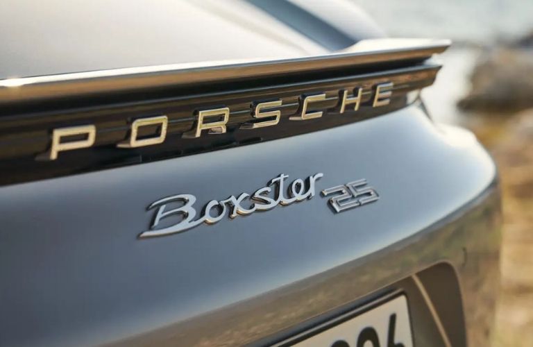2021 Porsche Boxster 25 Years Rear Logo