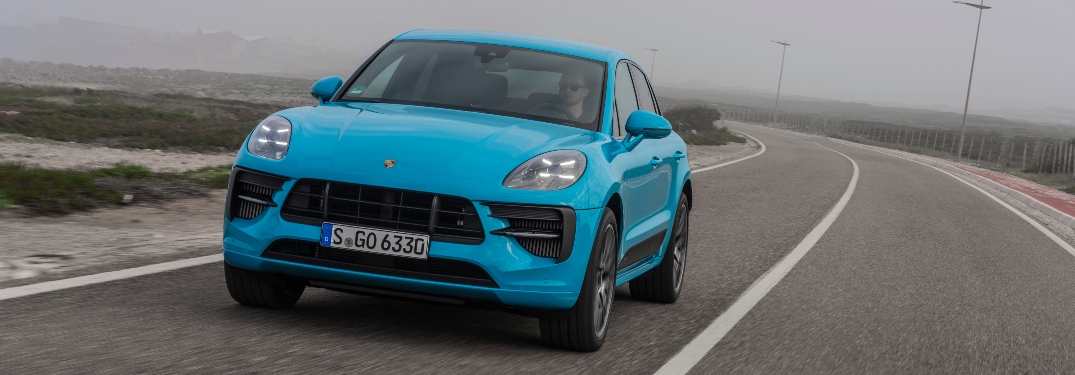 2020 Porsche Macan GTS going down the road