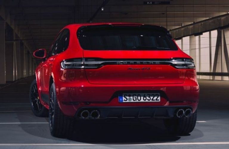 2021 Porsche Macan back view