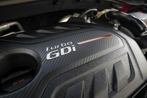 engine of a 2020 Kia Sportage