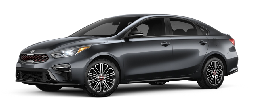 2020 Kia Forte Gravity Gray side view