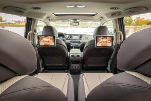full interior of a 2020 Kia Sedona