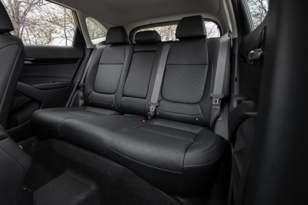 rear interior of a 2021 Kia Seltos