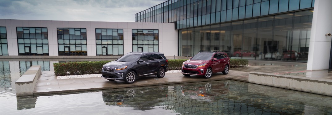 two 2021 Kia Sorento SUVs