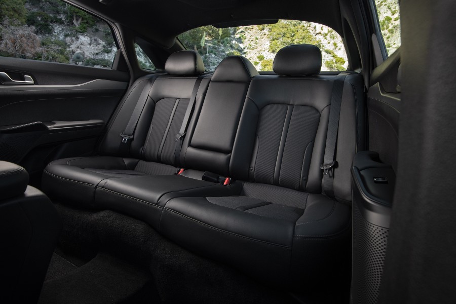 rear interior of a 2021 Kia K5