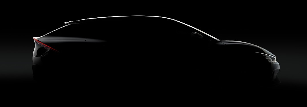 silhouette of the Kia EV6
