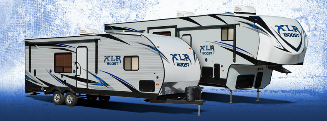 Two Forest River XLR Boost models